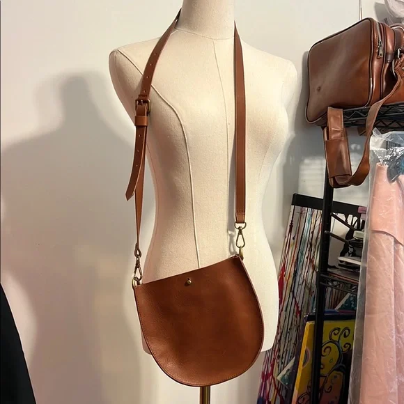 Brown Leather Crossbody Bag - Picture 12 of 12